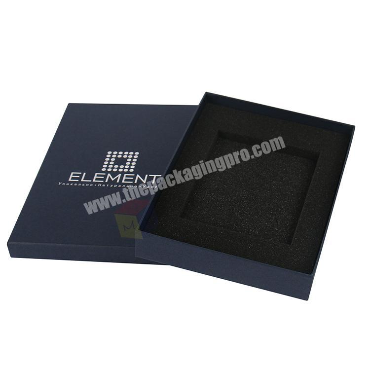 custom premium black gift packaging box
