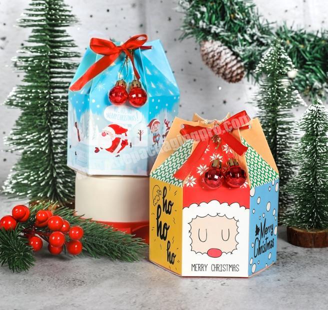 Custom Presents Candies Cookies Bundle Xmas Theme Gift Packaging Boxes