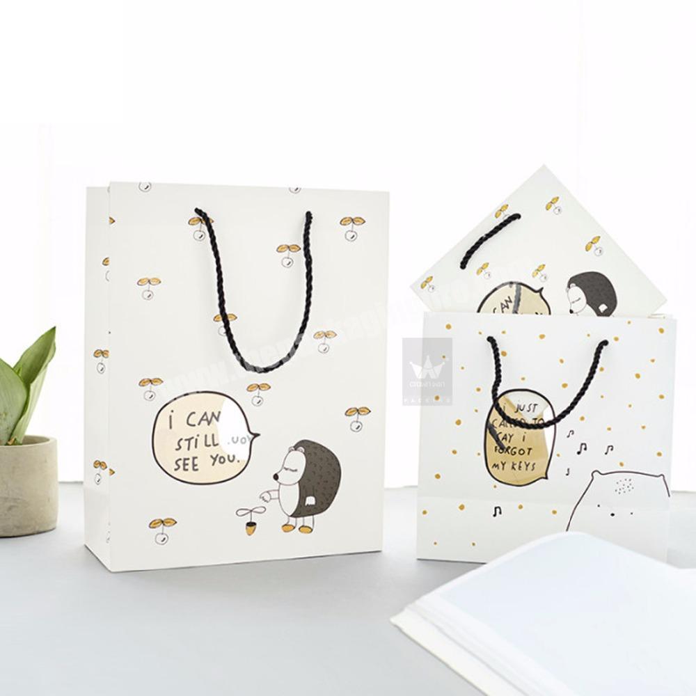 Custom Print Candy Gift Bag Paper Bag Manufacture Crownwin Package