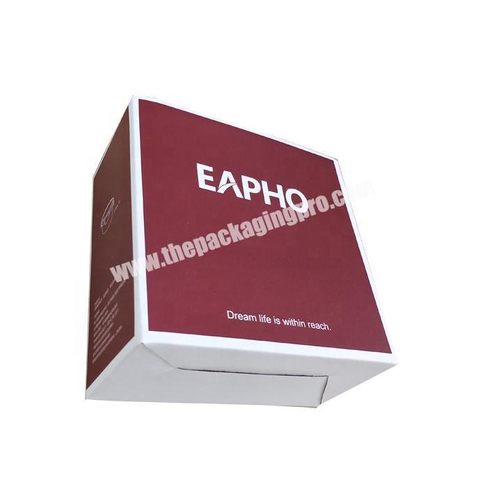 Custom print corrugated paper packing box for bowls
