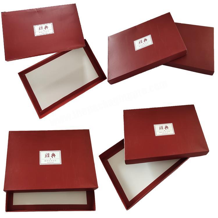Custom Print Cosmetic Closure Red Cardboard Custom Folding Paper Box For Packaging