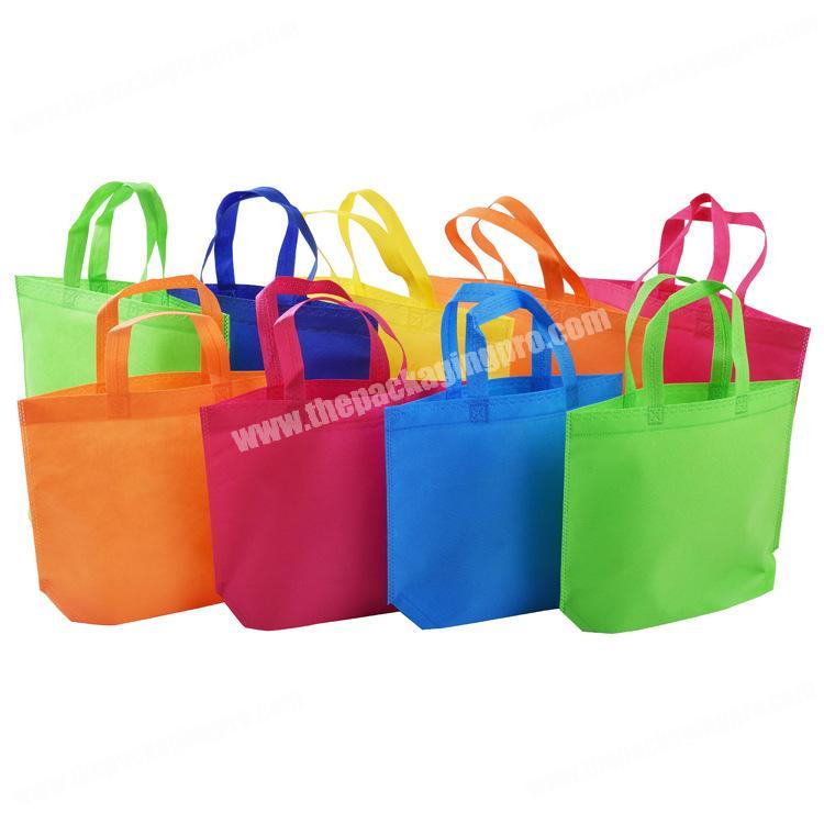 Custom print full colors nonwoven packaging bag with logo