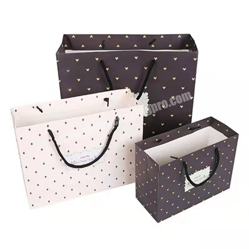 Custom print packaging bags for clothes custom logo printing paper bags with your own logo shopping