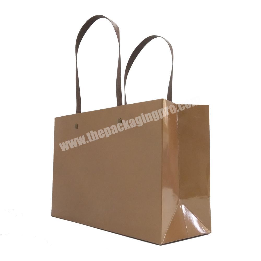 Custom print paper bag with your own logo biodegradable food packaging