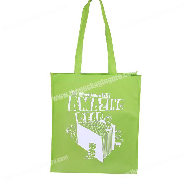 Custom print promotion bag book carry  non woven bag with logo