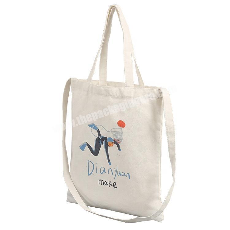Custom print shoulder cotton canvas tote bag with your own logo
