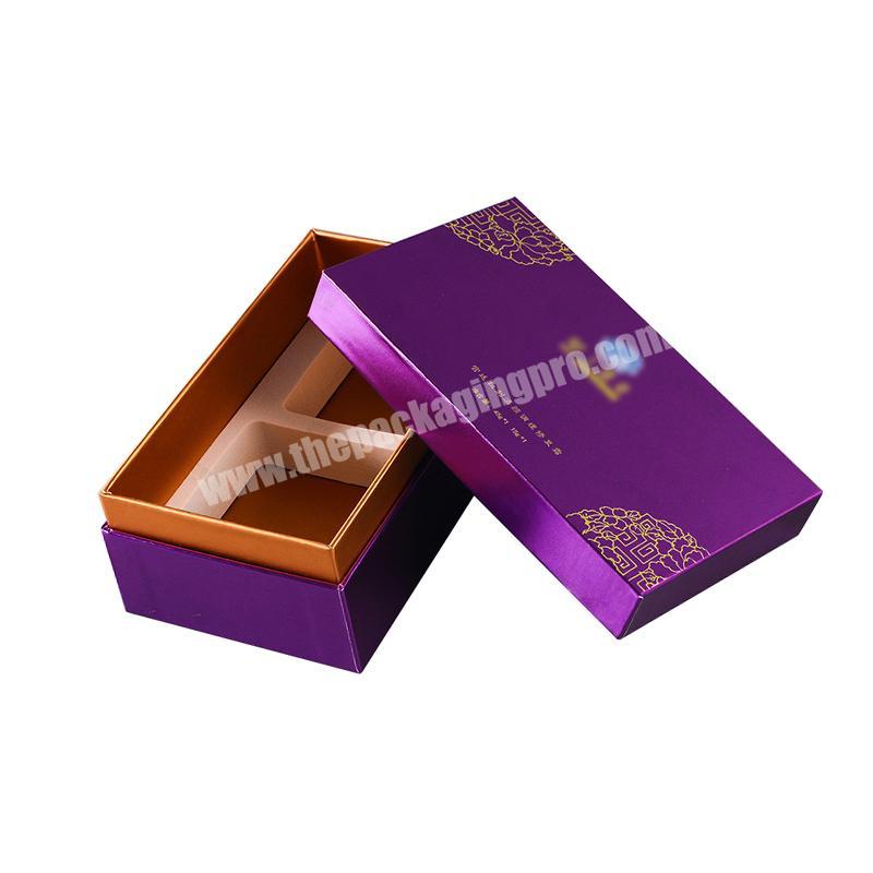 Custom Print  Wholesale Luxury Rigid Paper Perfume Packaging Cosmetic Box with EVA foam insert