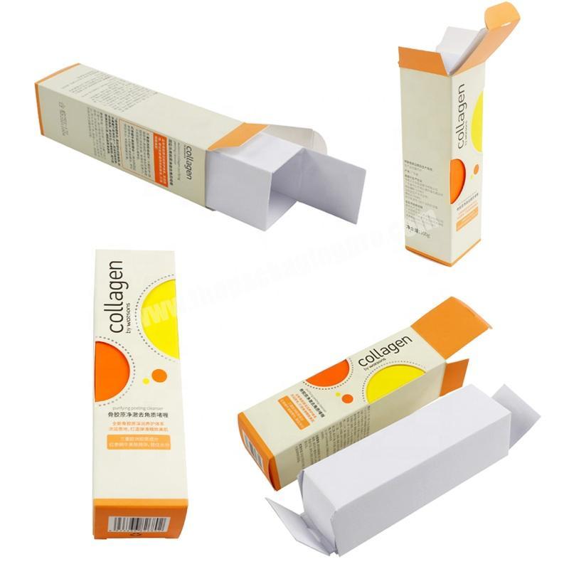 Custom Printed 350gsm White Cardboard Cosmetic Perfume Gift Packaging Paper Box