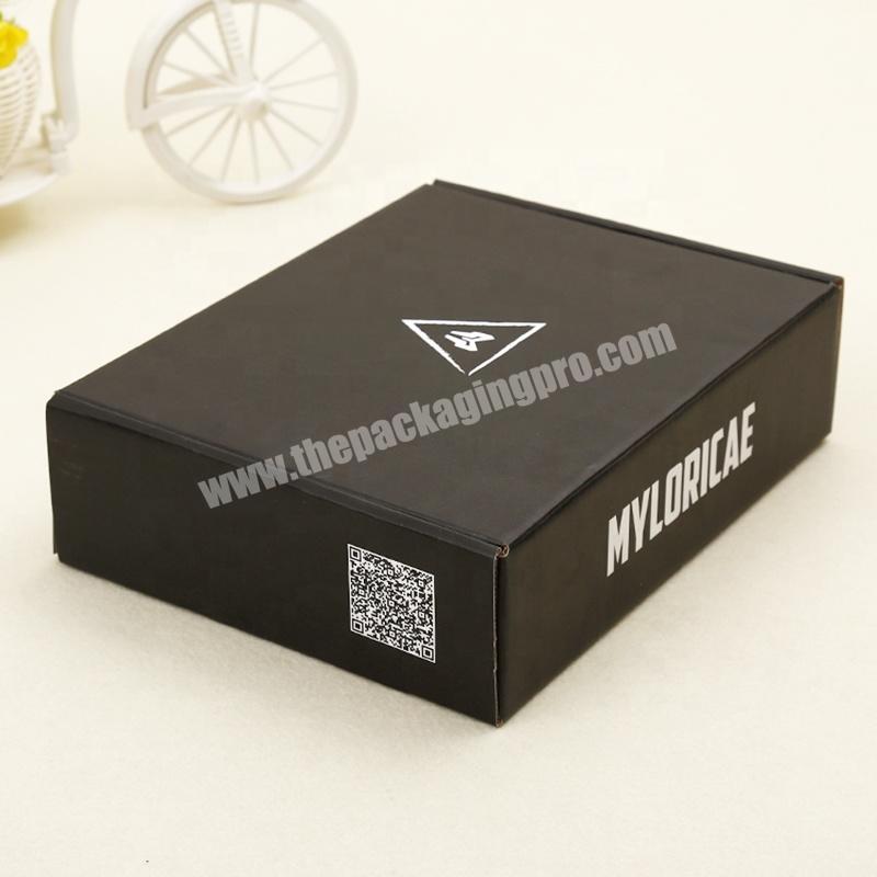 Custom Printed Biodegradable Flat Corrugated Cardboard Shipping Shoe Box