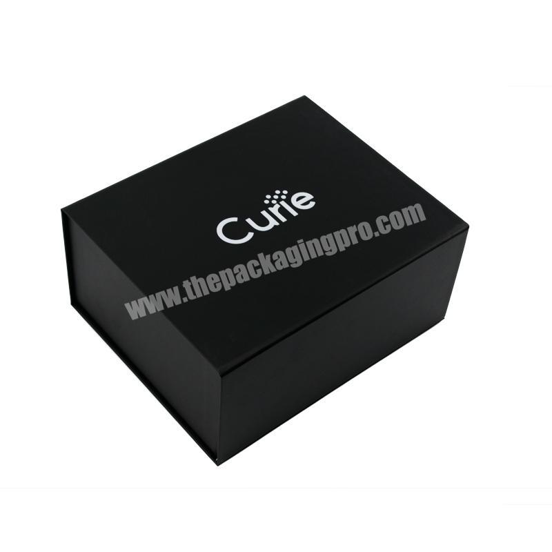Custom Printed Blank Shoe Boxes With Handle Apparel Black Book Cardboard Clothing Box Hat Packaging