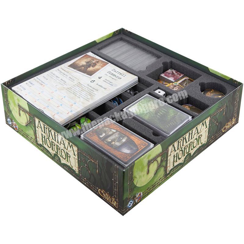 Custom Printed Box for Board Game with foam