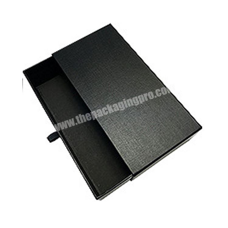 custom printed cardboard long black kraft paper round box