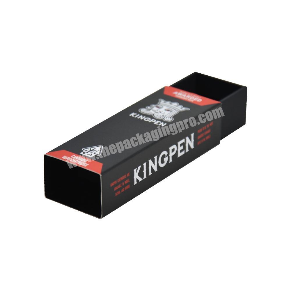 Custom printed Cardboard Paper box sliding drawer packaging box for Vape Pens