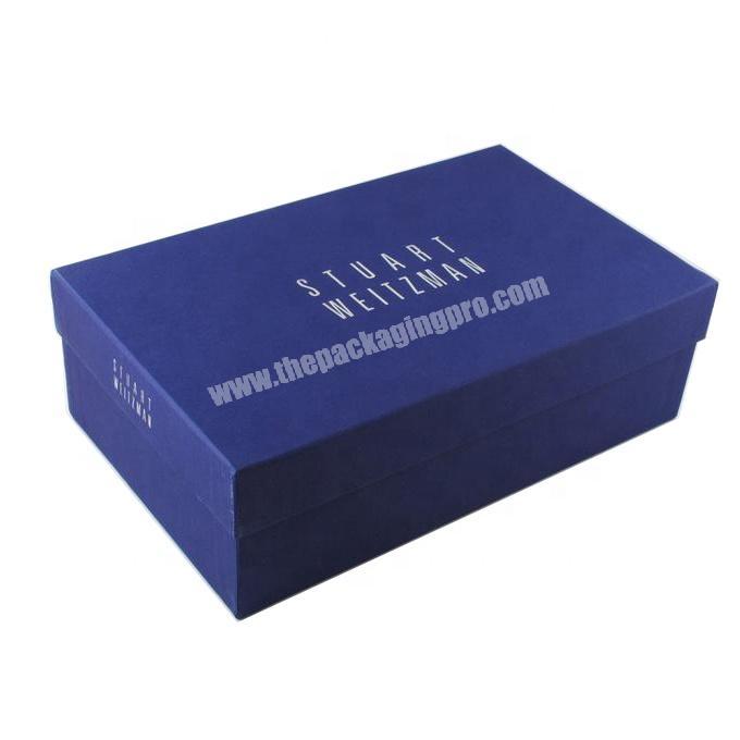 Custom printed cardboard paper shoe boxes with custom logo