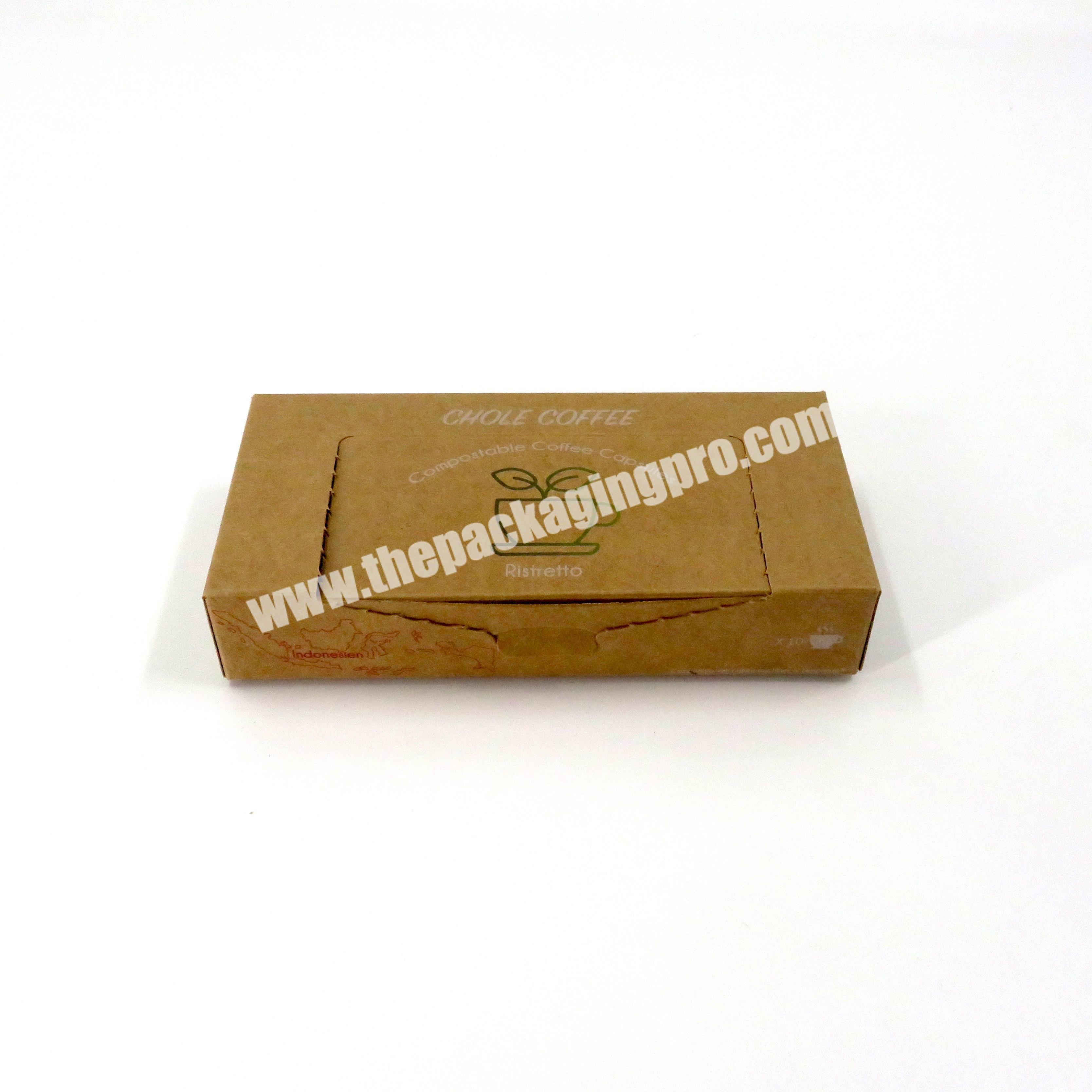 Custom Printed Coffee Bag Kraft Packaging Paper Box Soap Box