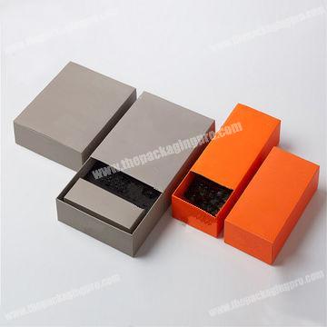 Custom Printed Color Packaging Box Custom Pull Out Paper Drawer  Box