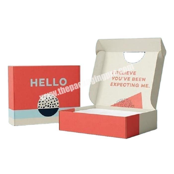 Custom Printed Corrugated E-flute Paper Packaging Mailer Box for Shipping