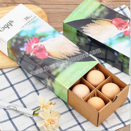 Custom Printed Corrugated Gift Packaging  box and Cardboard Folding  Paper Gift  Box for eggs