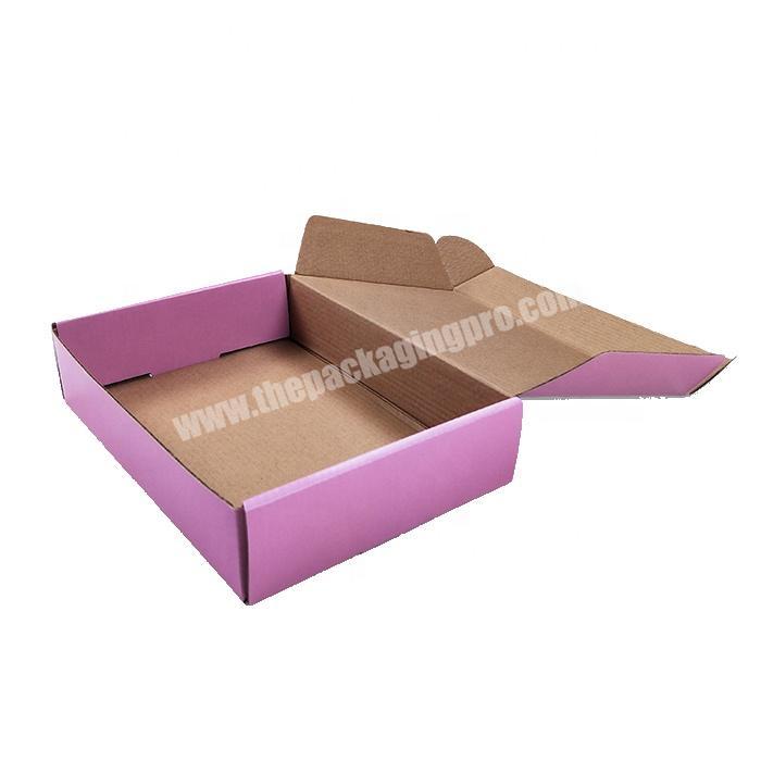 Custom printed corrugated paper mailer box for underwear packaging