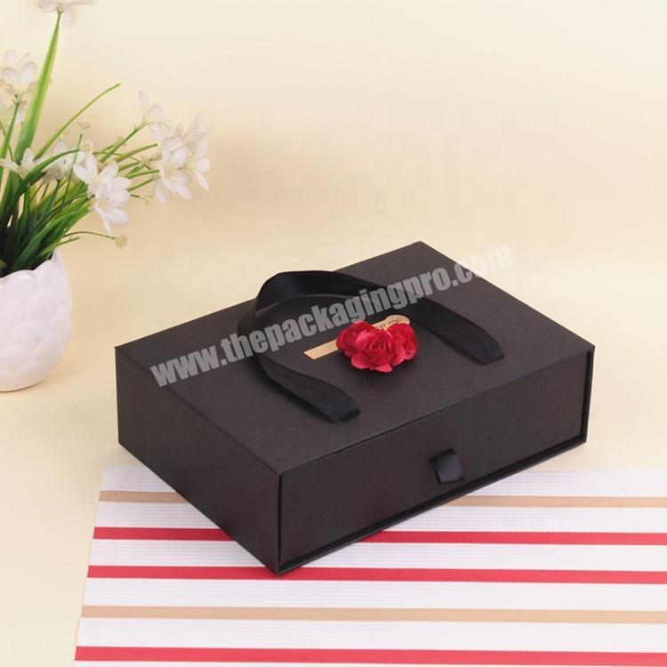 Custom Printed Drawer Type Gift Packaging Box For Leather Wallets