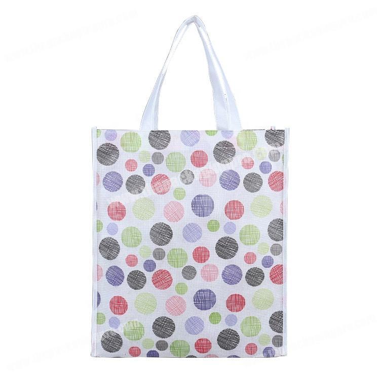 Custom printed eco friendly laminated pp non woven recycle bag