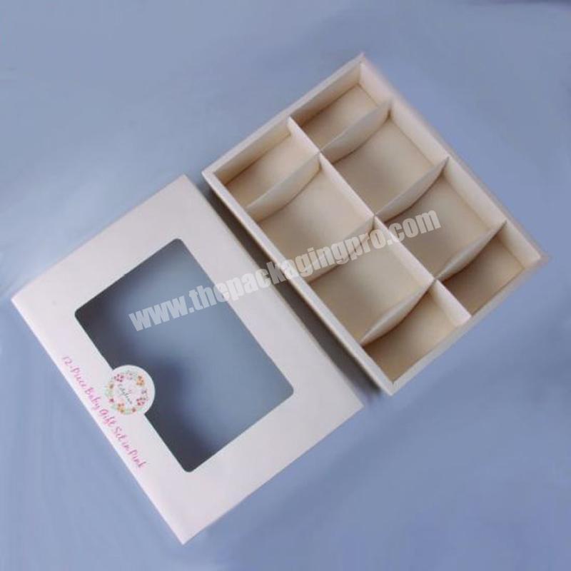 Custom Printed Full Set Packaging Paper Box with Window for Baby Kids Socks