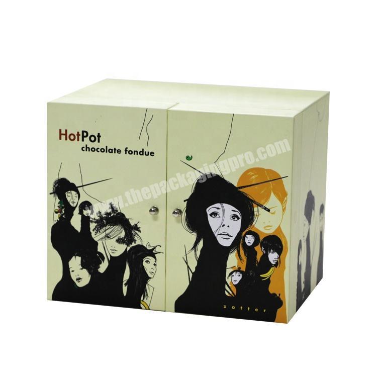 custom printed gift packaging cardboard with EVA insert paper box