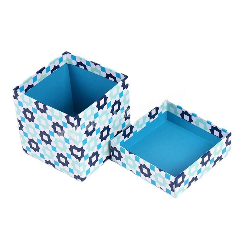 Custom Printed Gift Packing Box Lid and Bottom Box with Tray