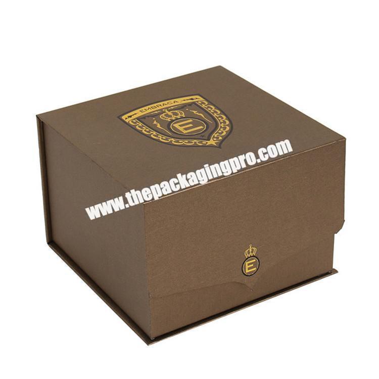custom printed glossy cardboard packaging box for hats