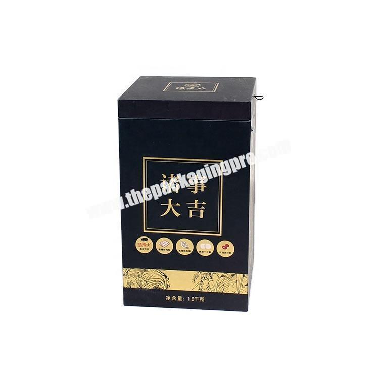 Custom Printed Gold Stamping Corrugated Box Wine Whisky Beverage Packaging Box Snacks Household Carton Storage Box