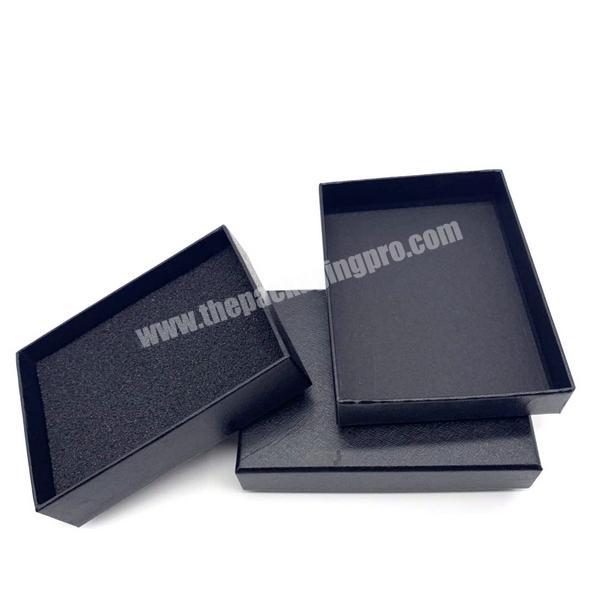 Custom printed logo corrugated cardboard packaging black surprise paper gift box