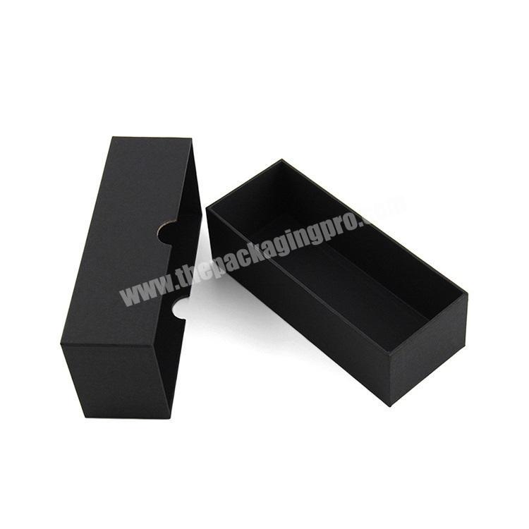 Custom Printed Logo Stamping Black Sunglass Packaging Paper Box With Lid