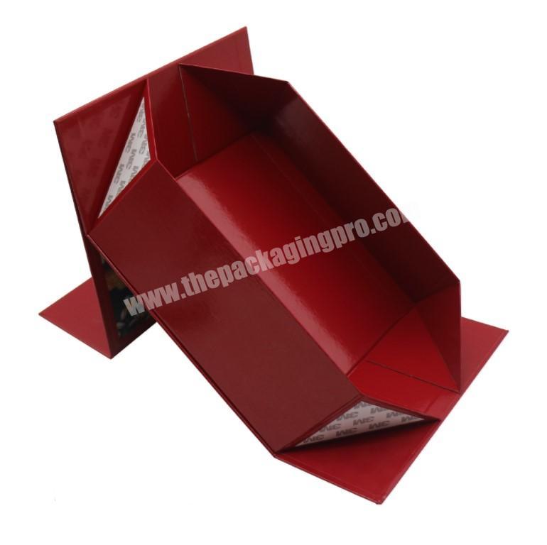 Custom printed luxury handmade foldable magnetic closure gift box