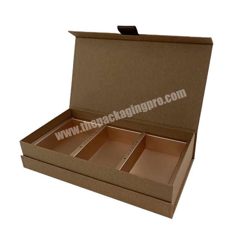 Custom printed luxury packing box luxury packing gift box cosmetic packing box gold foil LOGO