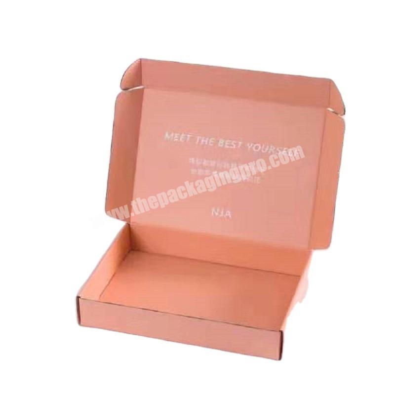 Custom Printed New Design Carton Box, Wholesale Products Packaging Tuck Top Color Corrugated Box
