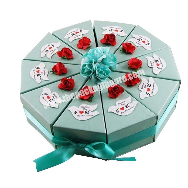 Custom Printed Packaging Bakery Cupcake Container Wedding Cake Box