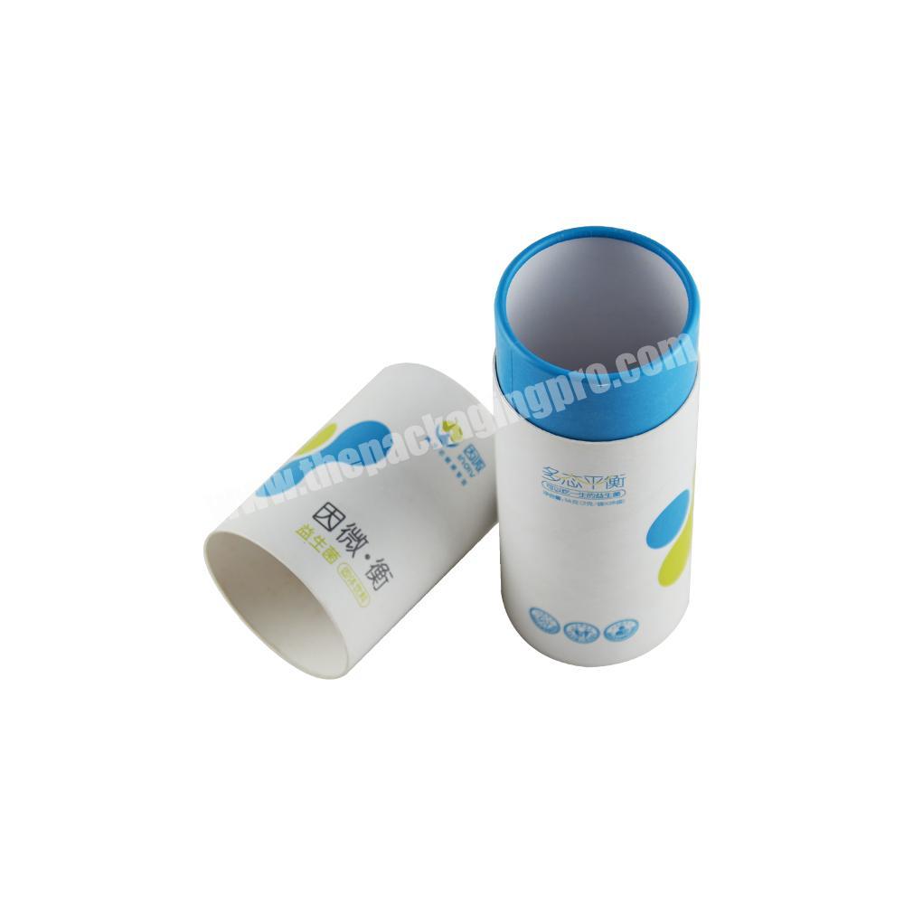 Custom Printed Paper tube Box Packaging For Cosmetic Jars Cardboard Eco Packaging Kraft Paper Tube For Glass Jar