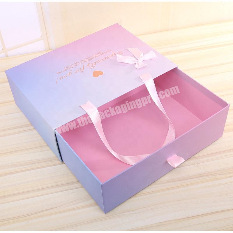 Custom Printed Pink Cardboard Hair Accessories Headband Headwear Packaging Box