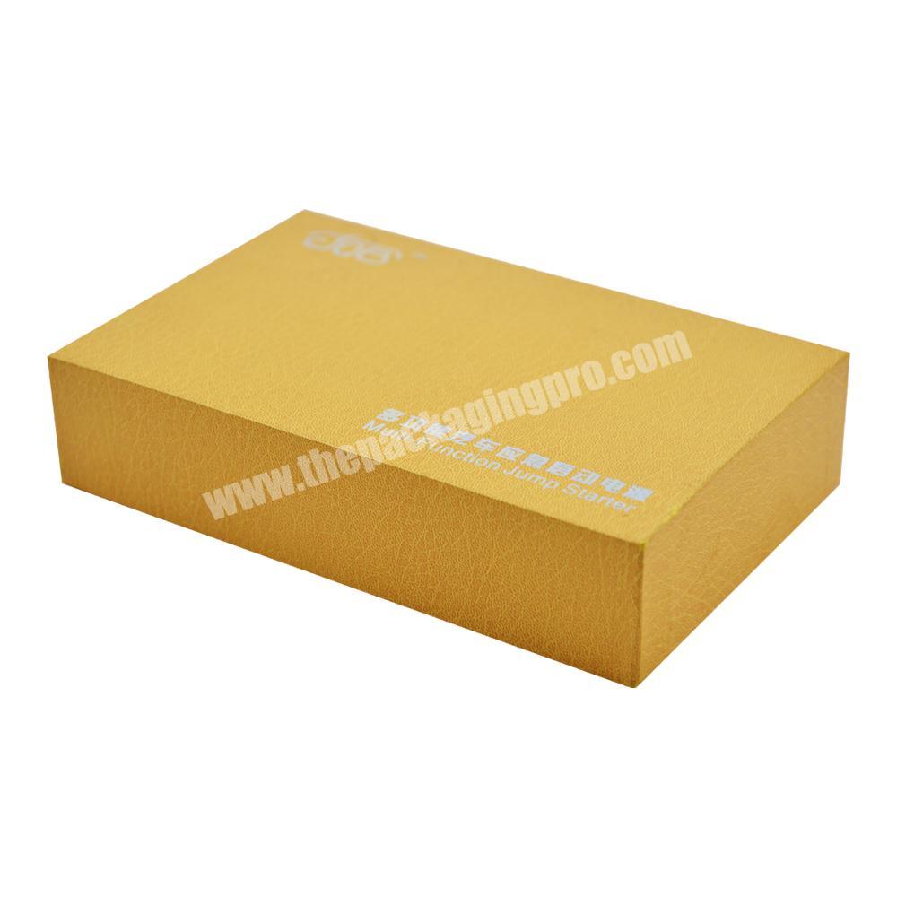 Custom Printed Power Bank Usb Flash Drive Packaging Gift Box With Lid