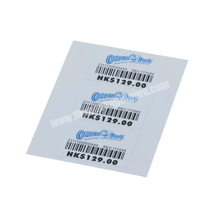 Custom Printed Products Packaging Label Bar Code