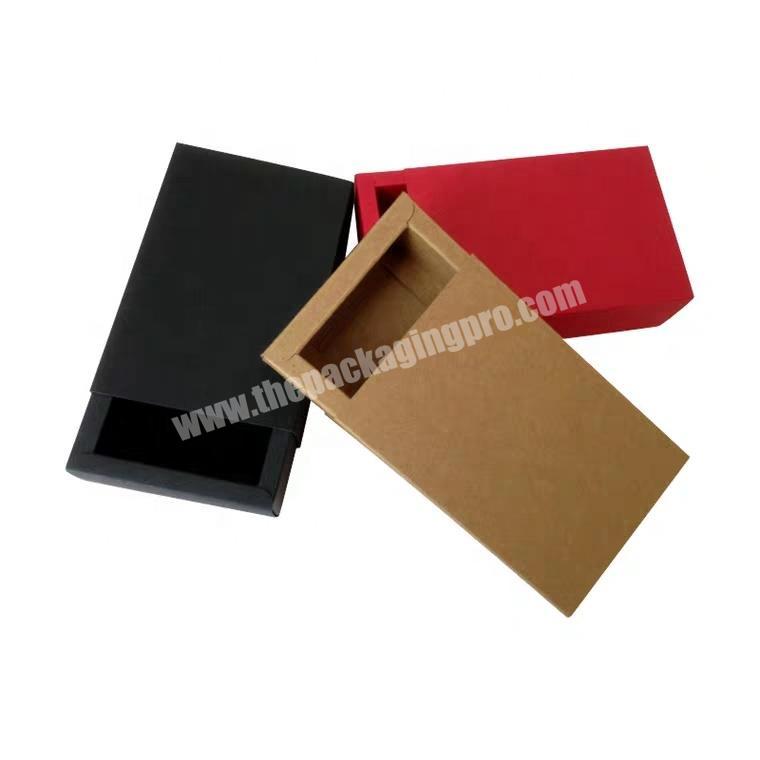 Custom Printed Recycle Brown Kraft Paper Sock Packaging Box With Sleeve