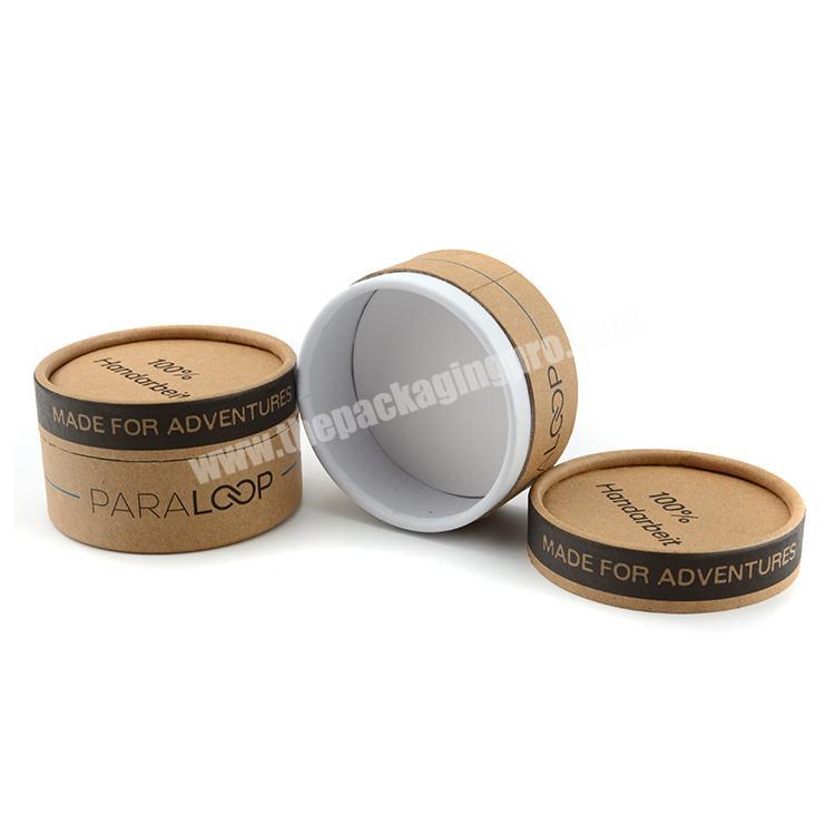 Custom printed round cylinder gift box small round paper packaging can