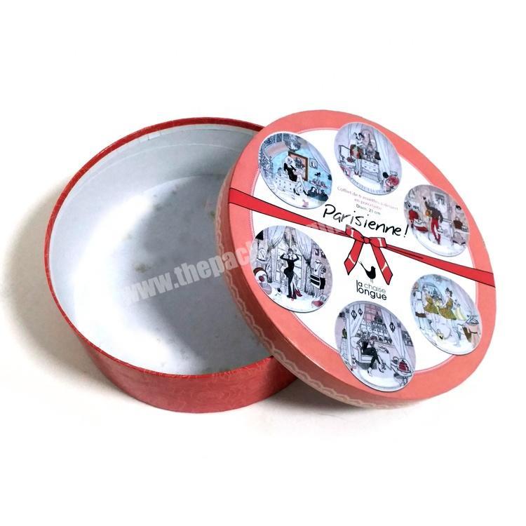 Custom printed round gift boxes for sale business gift box