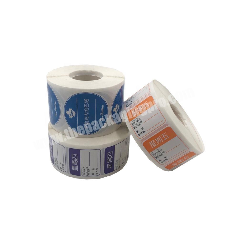 Custom Printed Round Product Sticker, Waterproof Plastic Round Sticker, Adhesive Paper Round Label Sticker