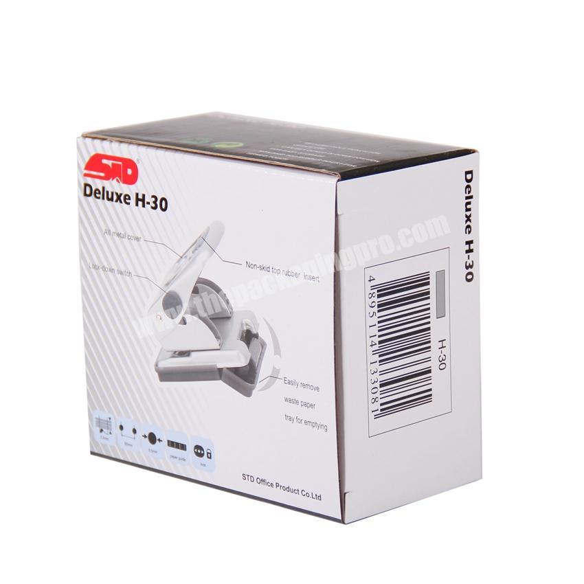 Custom printed shenzhen white corrugated carton electronic packaging box manufacturer