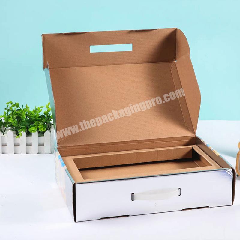 Custom printed small mailing corrugated box packaging electronic product shipping boxes