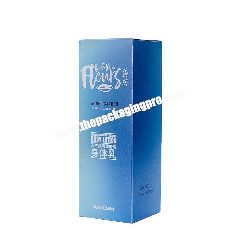 Custom Printed Small White Card Paper Boxes Body Lotion Cream Essential Serum Toothpaste Cosmetic Packaging Box