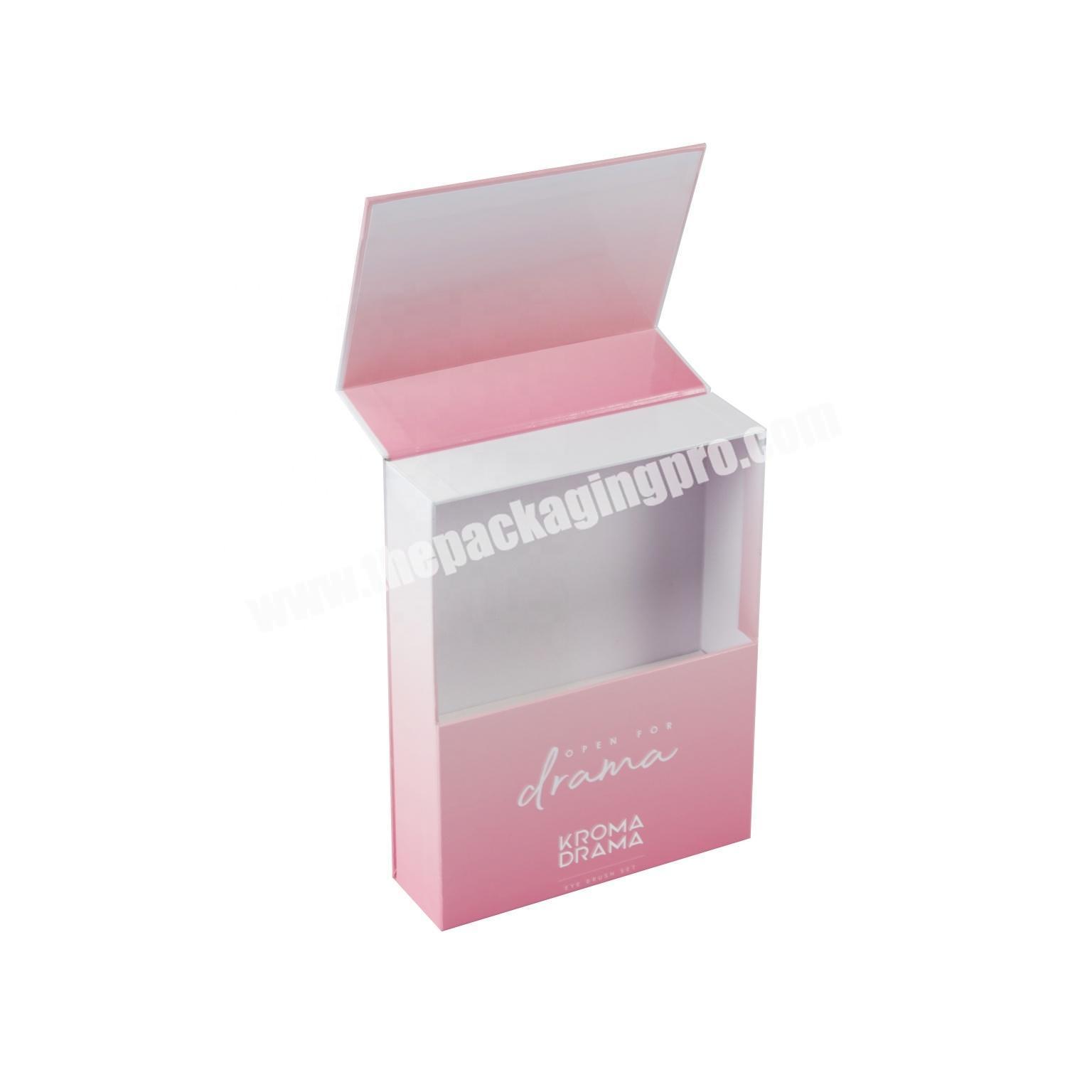 Custom Printed Storage Gift Box For Cosmetic Eyelashes Brush Packaging Box