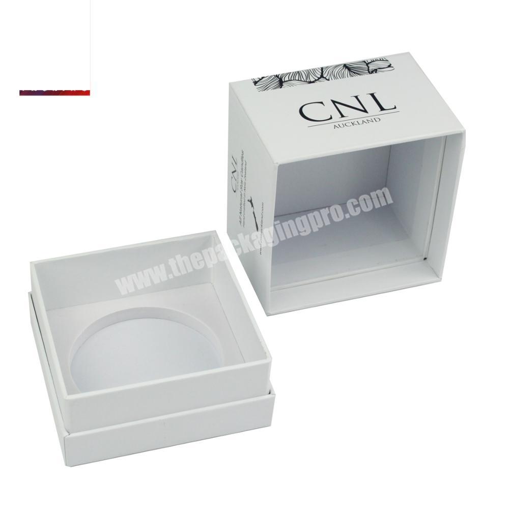 Custom Printed White Base And Lid Tea Packaging Box