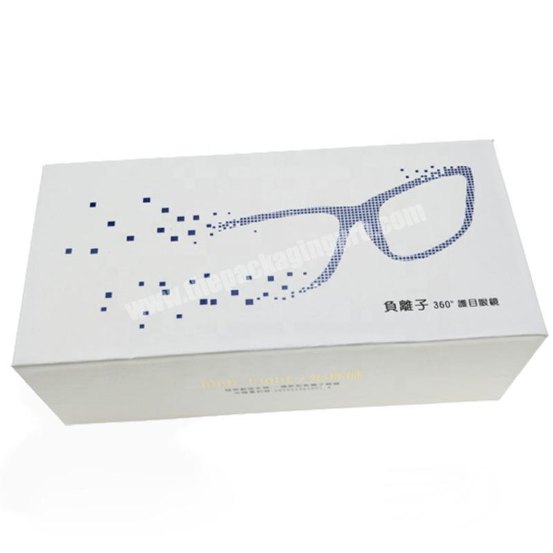 Custom Printed White Paper Cardboard Glasses Packing Box Sunglasses Display Boxes